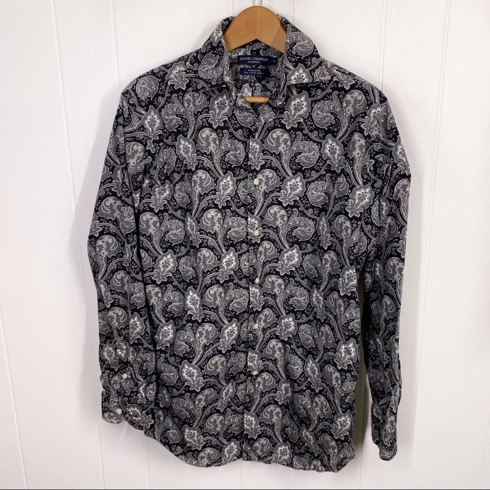 Daniel Cremieux Paisley Button Down Long Sleeve Shirt